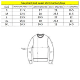 izd grey & Navy Blue long sleeve fleece crewneck sweatshirt for women